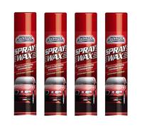 PNJB Superfast Spray W-a-x, Instant High Gloss Shine for Cars & Bikes, Leaves Streak-Free, Non-Greasy, Effective, and Long-Lasting, Suitable for All Vehicle Types - Cars, Motorcycles, Scooters (4PCS)