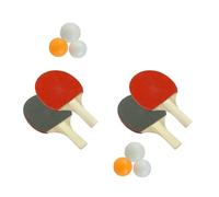 PNJB Table Tennis Ping Pong Set, Ergonomic Handles, Indoor & Outdoor, Dynamic And Fun Sport, Lightweight And Portable, Non-Slip Design, (2PCS)