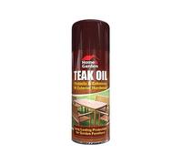 PNJB Teak Oil Spray Bottle 400 Ml -Natural Wood Varnish For Furniture Hardwood Decking, Long Lasting Protection, Easy To Apply, Suitable For All Types Of Wood, Super-Fast Drying (1)