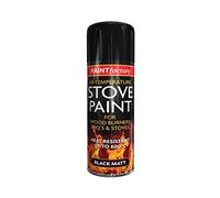 PNJB, Temperature Heat Resistant Matt Black Metal, Black Heat Resistant Paint Spray High-Temperature Stove Exhausts BBQ Etc 400ml (1 Pcs)