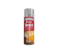 PNJB Wood Clear Gloss Varnish Professional Spray Paint 250ml, All Purpose, Varnish Clear Finish Interior/Exterior Protection, Quick Drying, Apply to Wood, Metal, Plastic, (1 PCS)