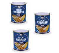 PNJB Yacht Varnish Gloss Finish, Waterproof, Tough & Durable, Versatile Use On Both Interior and Exterior Wooden Surfaces, Ideal for DIY, 300ml (3PCS)