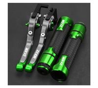 PNJDHGJFT for Ka&@wasaki Nin@&ja ZX10R ZX-10R ZX 10R 2016-2020 Motorcycle Adjustable Brake Clutch Levers & Handlebar Grips Hand(12)
