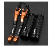 PNJDHGJFT Motorcycle Brake Lever Handle for Y-AMAHA NVX155 AEROX155 2017 2018 Motorcycles CNC Aluminum Accessories Adjustable Brake Clutch Lever Handle Hand Grips Ends(NVX155AEROX155 17-18-01)