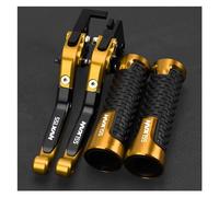 PNJDHGJFT Motorcycle Brake Lever Handle for Y-AMAHA NVX155 AEROX155 2017 2018 Motorcycles CNC Aluminum Accessories Adjustable Brake Clutch Lever Handle Hand Grips Ends(NVX155AEROX155 17-18-02)