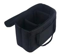 PNMNZTPAP Camera Inserts Protective Bag Padded Insert Camer Cube Water Resistant DSLR SLR Case Foldable Liner Fit for Sony Canon Nikon Olympus Camera Lens Accessories Grey Camera Bag