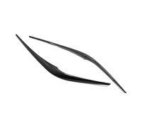 PNMNZTPAP Carbon Fiber Car Headlight Eyebrow Cover Trim Head Lamp Eyelid Exterior Accessories Compatible With Mazda Cx-5 Cx5 KF 2017-2019 2020 2021 Chrome style(Carbon Fiber Color)