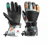 Pnosnesy Ski Gloves, Waterproof Snow Gloves Thermal Breathable Winter Gloves, Windproof Touchscreen Cold Weather Gloves for Men Women Kids
