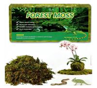 Pnoyws 5L Natural Sphagnum Moss for Plants & Reptiles, Long Lasting Peat Moss Reptile Bedding for Snake, Turtle, Gecko, Frog and Orchids Ter