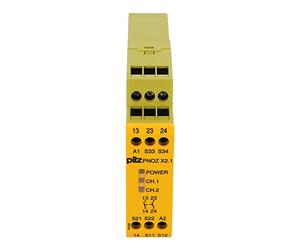PNOZ/X2.1/24VAC/24VDC | 774306 | PNOZ X2.1 24VAC/DC 2N/O | PILZ SAFETY RELAY, INPUTS: 1/2-CHANNEL, OUTPUTS: 2 N/O, AUTOMATIC/MANUAL/MONITORED START, 24 V AC/DC