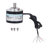 PNP Incremental Encoder IP50 50mm Outer Diameter 2 Phase Incremental Encoder for Intelligent Control DC5 24V Wear Resistant Safe Stable Compact Small Size Wide Range of Use (1200P/R)