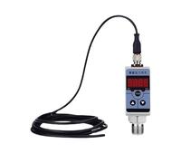 PNP NPN Intelligent Pressure Switch Digital Display Automatic Controller 600bar 4-20ma Oil Water Liquid Gas Pressure Switch(0-300 bar,2 NPN with 4 20mA,NPT1-4)
