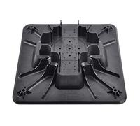 PNP153544 Myard Deck Foundation Block for Wood Composite Floor Frame Pier Shed Base Footing Post Beam Support (Qty 4, Black)