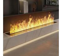 Pnpaea 3D Water Vapor Fireplace Atomized Fireplace,for Restaurant DéCor 150cm/59in-Multicolored