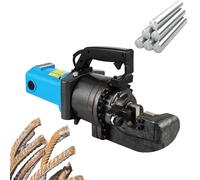 Pnpaea Electric Hydraulic Rebar Bender 1300W Portable Hydraulic Rebar Bending Machine Rebar Within 3.5-4.55S Easy Bending Rebar Steel Bar,for Round Rebar RC-25