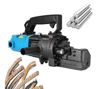 Pnpaea Electric Hydraulic Rebar Bender 1300W Portable Hydraulic Rebar Bending Machine Rebar Within 3.5-4.55S Easy Bending Rebar Steel Bar,for Round Rebar RC-20