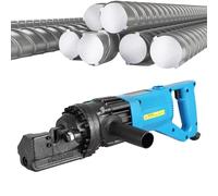 Pnpaea Electric Rebar Bender 1300W Hydraulic Rebar Bending Machine Rebar Within 3.5-4.55S Bending Angle 0°-130° with Positioning Bolt Fast Easy Bending Rebar Steel Bar Steel Rod RC-16