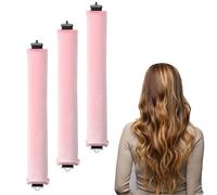 PNPGDYK Heatless Curlers 3Pcs,Overnight Heatless Curls Blowout Rods Headband for All Hair Types,Soft Hair Roller Rods with Hook,No Heat Curls to Sleep for Curl Rods,Women Long Hair Styling Tools