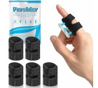 Pnrskter 5 Pack Trigger Finger Splint - Adjustable Finger Support Brace for Arthritis, Mallet Finger, Broken or Sprained Fingers, Comfortable Fit for Men & Women, Black