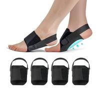 Pnrskter Foot Arch Support - 2 Pairs Adjustable Plantar Fasciitis Support for Flat Feet, High Arches & Fallen Arches, Foot Pain Relief Insoles for Arch Pain at Home, Travel & Commuting