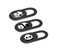 Pnuokn 3pcs Cute Panda Webcam Camera Cover Phone Lens Protective Cover Camera Masking Sticker Computer Privacy Cover For MacBo Laptop Smartphone