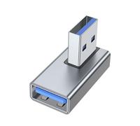 Pnuokn 90 Degree Right Up Down Angled USB3.0 Male To Female Extension Adapter For Laptop PC USB Extension Converter 90 Degree Adapter Low Profile