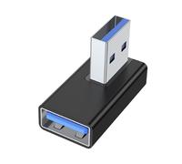 Pnuokn 90 Degree Right Up Down Angled USB3.0 Male To Female Extension Adapter For Laptop PC USB Extension Converter 90 Degree Adapter Low Profile