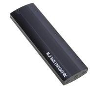 Pnuokn Aluminum M.2 NVMe Sata SSD Enclosure Box USB 3.1 10Gbps Fast Adapter Case For Rapid Connecting Simple Assembly Excellent Heat Dissipation