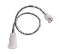 Pnuokn B22 To E27 Extended Light Base Stand Lamp Bulb Socket Adapter Holder Adjustable Lamp Socket Extender AC100-230V B22 To E27 Light Fixture Adapter