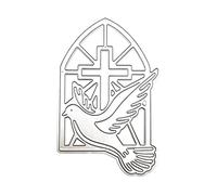 Pnuokn Christian Peace For Dove Metal Cutting Dies Stencil Scrapbooking Album Stamp Paper Card Mold Embossing Christian Embossing Mold