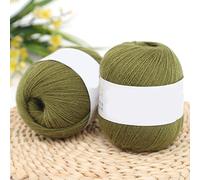 Pnuokn Hand Knitting Cashmere Yarn Featured Anti-pilling Weaving Thread For Handmade Sweaters Cardigans Socks Multicolor Soft Hand Knitting Wool Yarn For Blankets For Beginners Kids