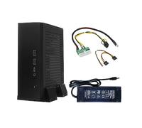 Pnuokn M09 Mini ITX Computer Case with Foot Stand, 180W Power, Industrial Control Case