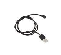 Pnuokn Portable Charger Stand Base USB Charging Cable For Smart Watch, 80cm, 2 Pins, 2.84mm, Black