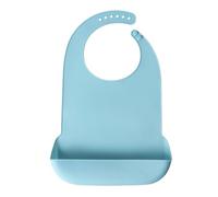 Pnuokn Soft Silicone Burp Bib For Adults Fashionable Old Man Feeding Apron Waterproof Bib Food-grade Burping Cloth Elderly Mealtime Bib