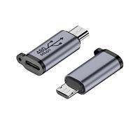 Pnuokn To Micro USB Adapter Type-C Female To Micro Usb Male Converter Connector Supports Charging Data Sync Alloy Adaptor To Mini USB MicroUSB Adapter Micro USB To TypeC Mini USB Micro USB