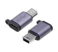 Pnuokn To Micro USB Adapter Type-C Female To Micro Usb Male Converter Connector Supports Charging Data Sync Alloy Adaptor To Mini USB MicroUSB Adapter Micro USB To TypeC Mini USB Micro USB