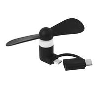 Pnuokn Travel Portable Cell Phone Fan Type-C Micro USB C Cooling For Androids Phones Fans USB Fan Cell Phone Fans Type C Micro USB Handheld Cell Phone Cooling Small Fan Long Service