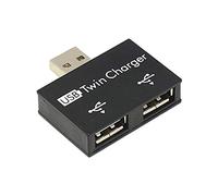 Pnuokn USB Hub Adapter Converter Male To Twin Charger 2 Port For PC Computer Accessory USB 2.0 Splitter Hub 2 USB 2.0 Port Hub Adapter