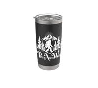 PNW Pacific Northwest Bigfoot Oregon Washington Montana Stainless Steel Insulated Tumbler