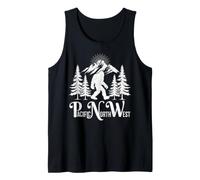 PNW Pacific Northwest Bigfoot Oregon Washington Montana Tank Top