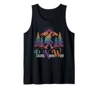 PNW Pacific Northwest Bigfoot Oregon Washington Montana Tank Top