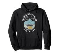 PNW Pacific Northwest Camping Nature Lover Pullover Hoodie