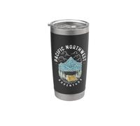 PNW Pacific Northwest Camping Nature Lover Stainless Steel Insulated Tumbler