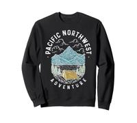 PNW Pacific Northwest Camping Nature Lover Sweatshirt