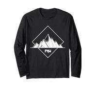 PNW Pacific Northwest Pride Mountain Hiking Nature Long Sleeve T-Shirt
