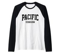 PNW Pacific Northwest Pride Oregon Washington Montana Raglan Baseball Tee