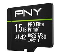 PNY 1.5TB PRO Elite Prime C10 U3 V30 A2 microSDXC Flash Memory Card