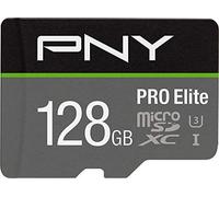 PNY 128GB PRO Elite Class 10 U3 V30 microSDXC Flash Memory Card - 100MB/s, Class 10, U3, V30, A2, 4K UHD, Full HD, UHS-I, Micro SD