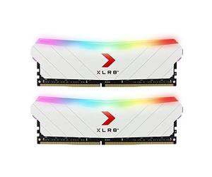 PNY 16GB (2x8GB) XLR8 Gaming EPIC-X RGB™ DDR4 3600MHz Desktop Memory Kit White Edition