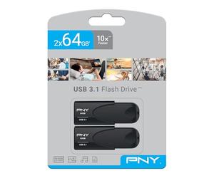 PNY 2-Pack 64GB Attaché 4 USB 3.1 Flash Drive